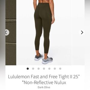 Lululemon Fast and Free Tight II
